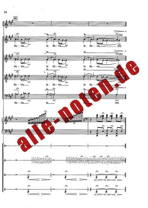 Cloudburst (Eric Whitacre) » Noten für gemischten Chor