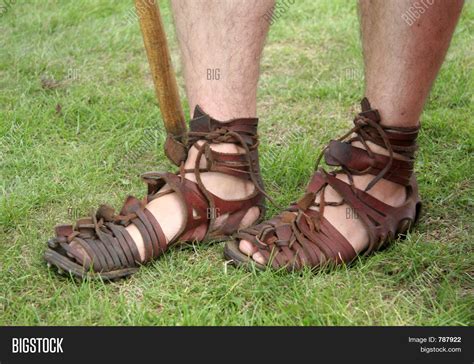 Roman Leather Sandals Image & Photo | Bigstock