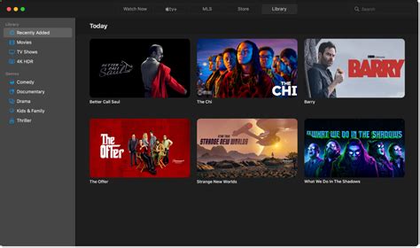 Manage your library in the Apple TV app on Mac - Apple Support