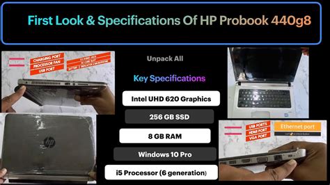 HP ProBook 440 G8 | Specifications & Physical Overview @unpackall3150 - YouTube