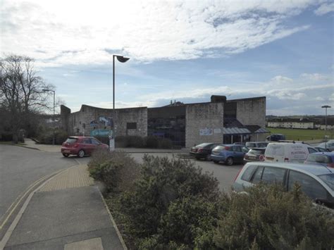 Saltash Leisure Centre and its car park © David Smith cc-by-sa/2.0 :: Geograph Britain and Ireland