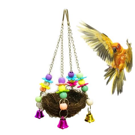 Aliexpress.com : Buy Colorful DIY Pet Bird Parrot Swings Chewing Toy Colorful Cage Hanging Toys ...