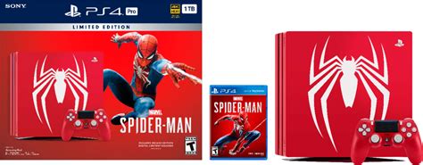 Best Buy: Sony PlayStation 4 Pro 1TB Limited Edition Marvel's Spider ...