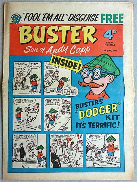 Buster [Son of Andy Capp] #3_June 11th 1960 | Old comics, Classic comics, Book cover art