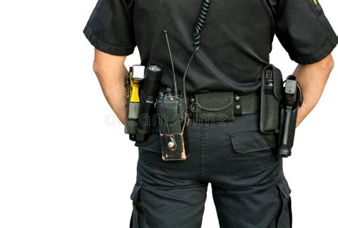 Police Officer Wearing Gun Belt Royalty Free Stock Images - Image: 29395409