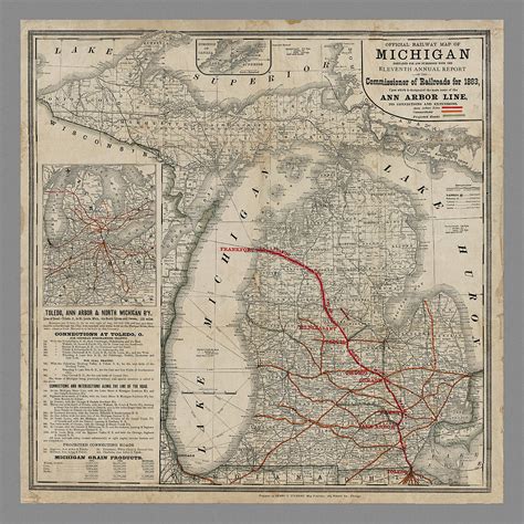 Michigan Logging Railroad Maps