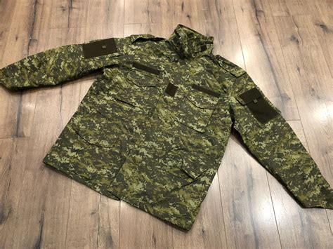 KOSOVO ARMY FSK MILITARY DIGITAL CAMO LIGHT WINTER JACKET COAT CAMOUFLAGE L SIZE - Uniforms & BDUs