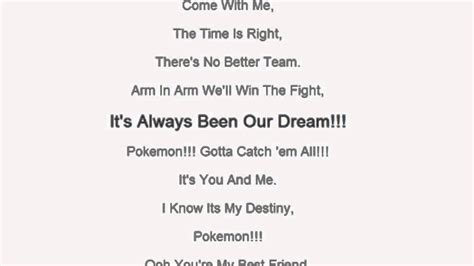 Pokemon Theme Song (with lyrics) - YouTube