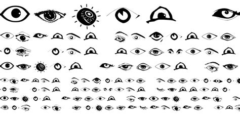 Eyes Font : Download For Free, View Sample Text, Rating And More On Fontsgeek.Com