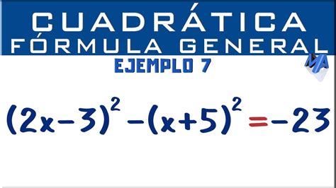 Ecuacion Cuadratica Formula General Ejemplos | Images and Photos finder