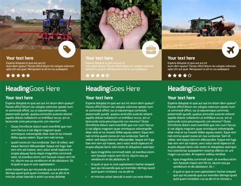 Agriculture Farm Services Brochure Template | MyCreativeShop