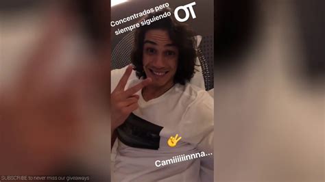 EDINSON CAVANI INSTAGRAM STORY - YouTube