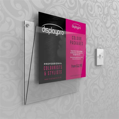 Acrylic Wall Poster Displays - Displaypro