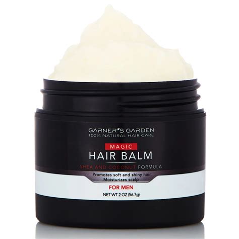 Men's Hair Balm | Natural Hair Balm | Garner's Garden