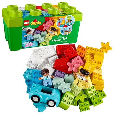 LEGO DUPLO Classic Brick Box 10913, Great Educational Toy for Toddlers 18 Months and up (65 ...