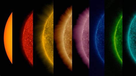 Eight Images Show How the Sun's Upper Atmosphere Temperature Increases ...