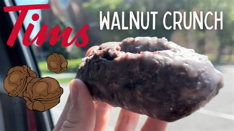 Walnut Crunch Donut is Back After 10 Years! | Tim Hortons Taste Test - YouTube