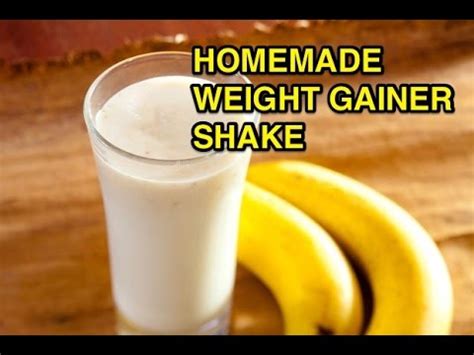 homemade protein shakes for weight gain without protein powder