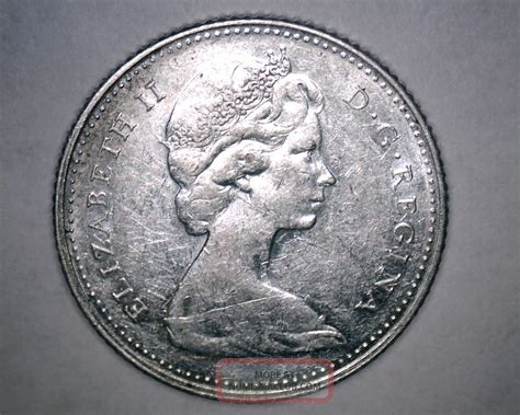 1867 - 1967 80 Silver Dime Canadian Circulated Centennial