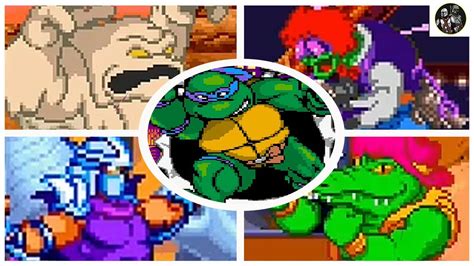 TMNT: Turtles in Time (Arcade) All Bosses + Ending (The Cowabunga Collection) - YouTube