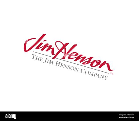 The Jim Henson Company, Rotated Logo, White Background B Stock Photo ...