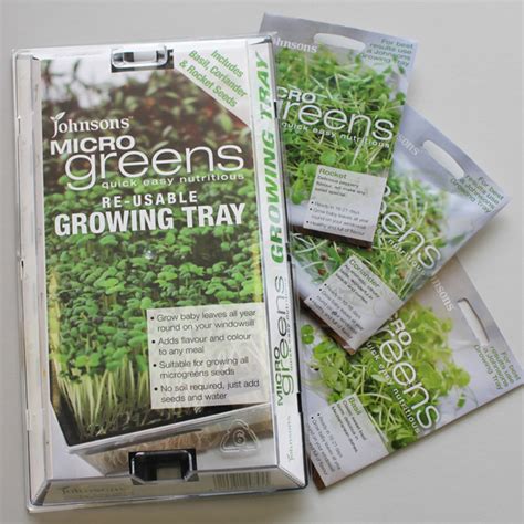 Microgreens Growing Kit | Johnsons Seeds Vegetable Seeds