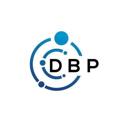 DBP letter logo design on white background. DBP creative initials letter logo concept. DBP ...