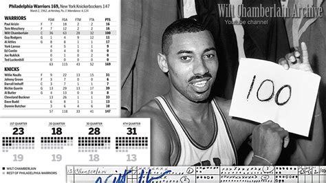 Wilt Chamberlain 100 Point Game Radio Broadcast (Full 4th Quarter) - YouTube