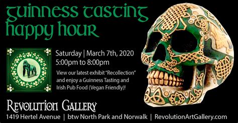 Guinness Tasting Happy Hour – REVOLUTION GALLERY