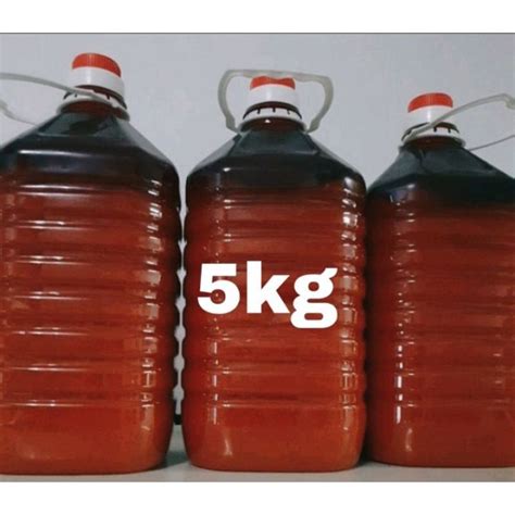 Pure African Red Palm Oil 5.5L = ORIGINAL💯 Minyak Kelapa Sawit Merah ...