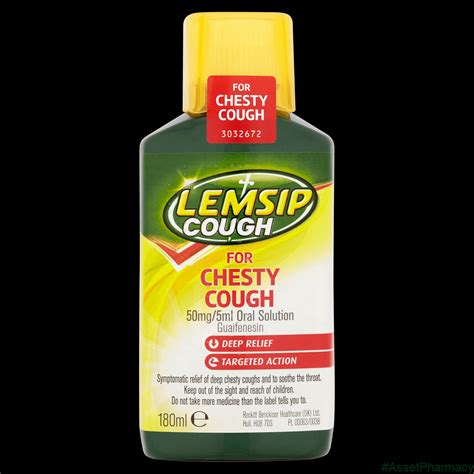 Lemsip Cough For Chesty Cough Syrup 180ml Asset Pharmacy Lagos Nigeria