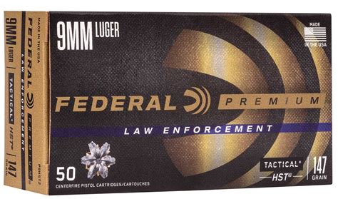 FEDERAL PREMIUM HST 9MM 147 GRAIN