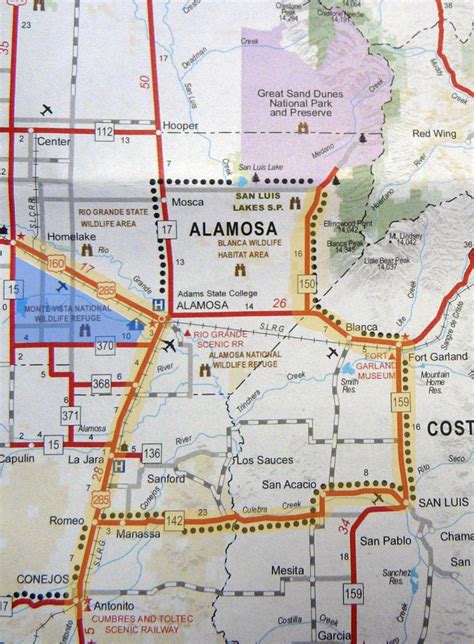 San Luis Valley Colorado Map - Maping Resources