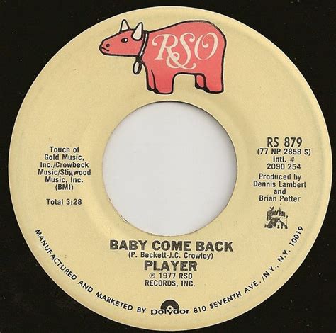 Player - Baby Come Back | Releases | Discogs