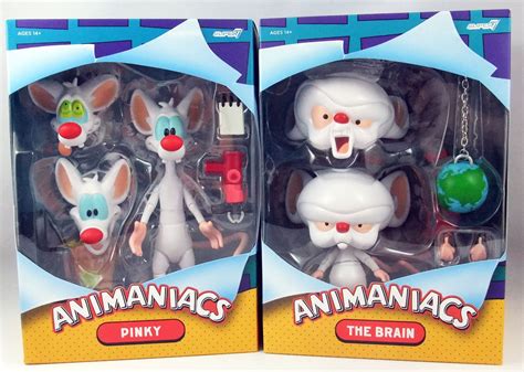 Animaniacs - Super7 Ultimates Figures - Pinky & The Brain