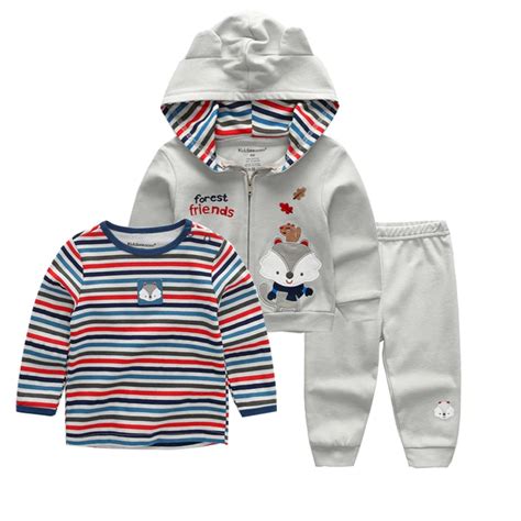 Latest Casual Cardigan Pants Set Baby Boy Clothes Outfit Gray Bodysuit ...