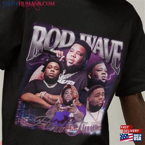 Rod Wave Hip Hop Vintage Bootleg Retro 90S Streetwear Rapper Graphic ...