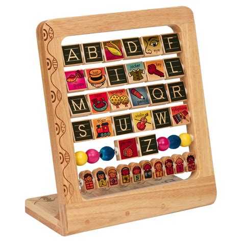 B. AB3's - Wood Alphabet Abacus | Preschool toys, Learning toys for toddlers, Kids toy store