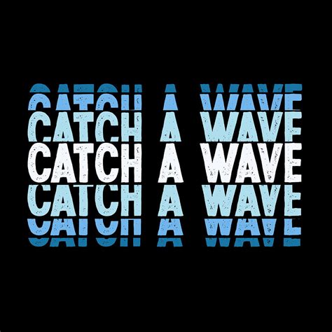 Catch a Wave Poster 80s Painting by Oliver Morris | Fine Art America