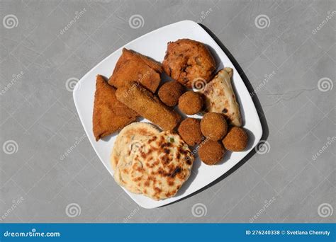 Sri Lankan Different Street Food, Vegetable and Coconut Roti, Cutlets ...