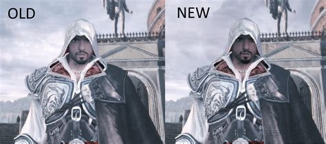 Older Ezio updated face comparison image - Assassin's Creed 2 Overhaul mod for Assassin's Creed ...