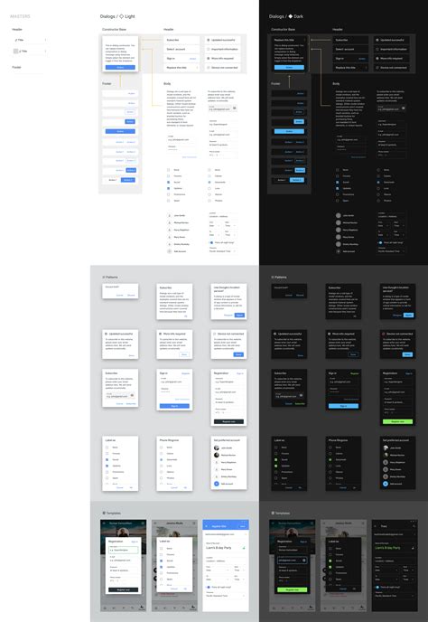 Figma templates — Material Design UI kit by Roman Kamushken for ...