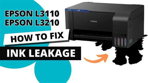 Epson L3110 Printer Waste Ink Padtank Leaking How To Fix Epson L3110 ...