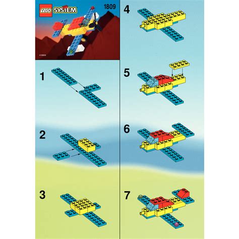 LEGO Aeroplane Set 1809 Instructions | Brick Owl - LEGO Marketplace