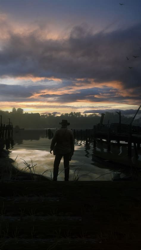 Arthur Morgan | Classy Wallpaper | RDR2 | Sunset Wallpaper | Follow in ...