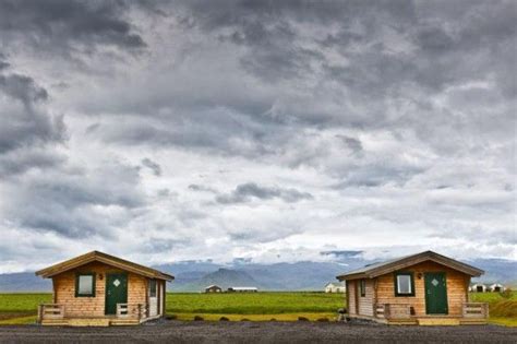 The Hvoll Cottages near the small town of Vik is about two hours from Reykjavik. “Vik” means ...