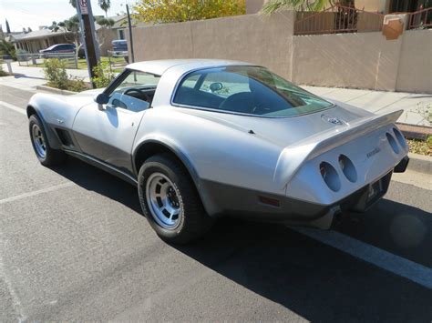 Corvette 25th Anniversary 78 25th silver anniversary silver two tone ...