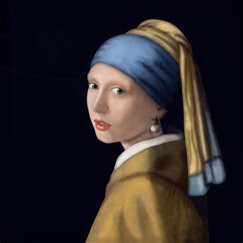 Girl with a Pearl Earring (1665) Johannes Vermeer Michu966 ...