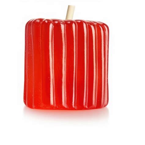 Premium Photo | A red apple with a stick in it that says " apple