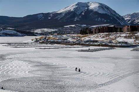 Snowy Crop Circles at Dillon Reservoir | Denver Water